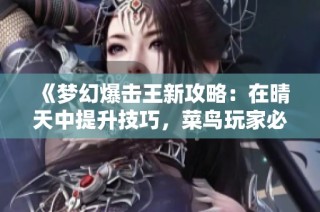 《梦幻爆击王新攻略：在晴天中提升技巧，菜鸟玩家必看》