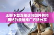 无需下载直接访问国外黄冈网站的最佳推广方法分享