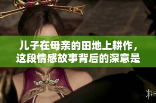 儿子在母亲的田地上耕作，这段情感故事背后的深意是什么