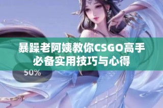 暴躁老阿姨教你CSGO高手必备实用技巧与心得