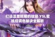 打造温柔妩媚的妆容 YSL蜜桃棕调色秘诀全解析