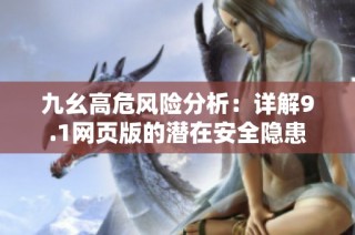 九幺高危风险分析：详解9.1网页版的潜在安全隐患