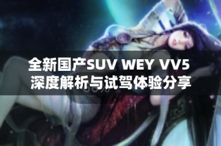 全新国产SUV WEY VV5 深度解析与试驾体验分享