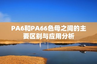 PA6和PA66色母之间的主要区别与应用分析