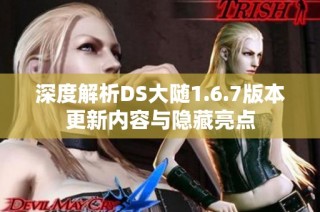 深度解析DS大随1.6.7版本更新内容与隐藏亮点