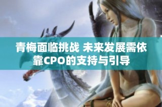 青梅面临挑战 未来发展需依靠CPO的支持与引导