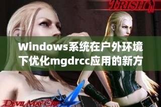 Windows系统在户外环境下优化mgdrcc应用的新方法与实践