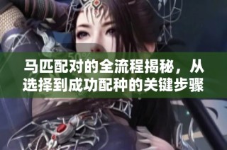 马匹配对的全流程揭秘，从选择到成功配种的关键步骤