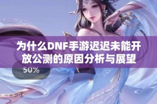 为什么DNF手游迟迟未能开放公测的原因分析与展望