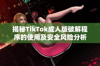 揭秘TikTok成人版破解程序的使用及安全风险分析