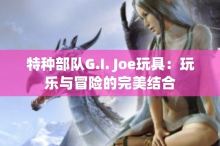 特种部队G.I. Joe玩具：玩乐与冒险的完美结合