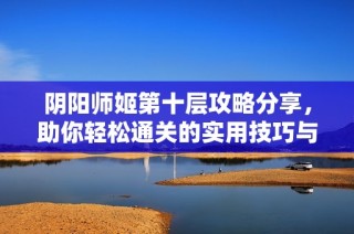 阴阳师姬第十层攻略分享，助你轻松通关的实用技巧与秘诀