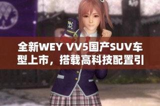 全新WEY VV5国产SUV车型上市，搭载高科技配置引领潮流