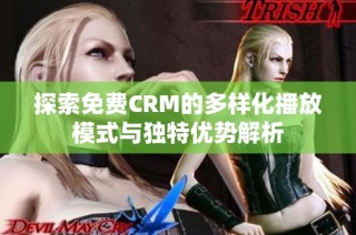 探索免费CRM的多样化播放模式与独特优势解析