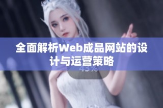 全面解析Web成品网站的设计与运营策略