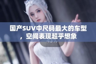 国产SUV中尺码最大的车型，空间表现超乎想象