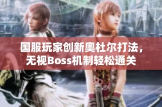 国服玩家创新奥杜尔打法，无视Boss机制轻松通关