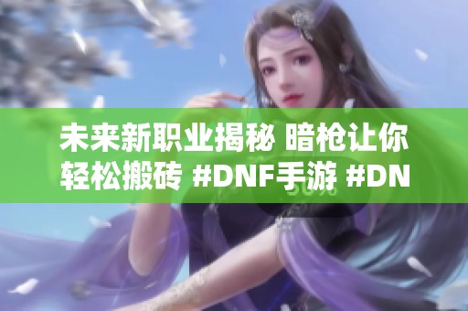 未来新职业揭秘 暗枪让你轻松搬砖 #DNF手游 #DNF手游夏日版本