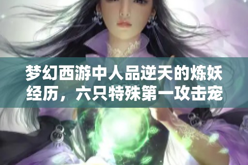 梦幻西游中人品逆天的炼妖经历，六只特殊第一攻击宠物介绍