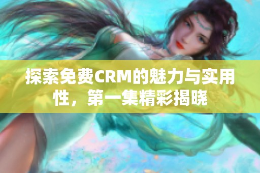 探索免费CRM的魅力与实用性，第一集精彩揭晓