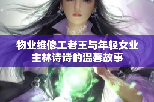 物业维修工老王与年轻女业主林诗诗的温馨故事