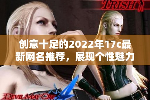 创意十足的2022年17c最新网名推荐，展现个性魅力