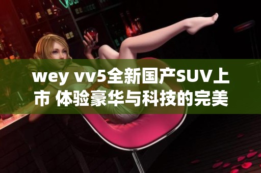 wey vv5全新国产SUV上市 体验豪华与科技的完美结合