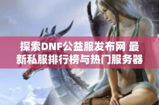 探索DNF公益服发布网 最新私服排行榜与热门服务器推荐