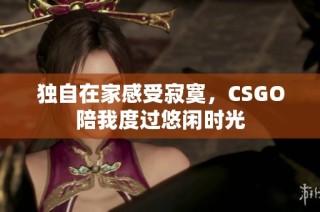 独自在家感受寂寞，CSGO陪我度过悠闲时光