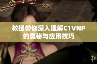 教授带你深入理解C1VNP的奥秘与应用技巧