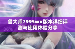 鲁大师7995wx版本详细评测与使用体验分享