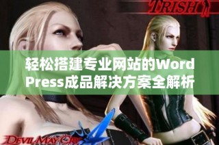 轻松搭建专业网站的WordPress成品解决方案全解析