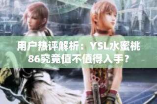 用户热评解析：YSL水蜜桃86究竟值不值得入手？