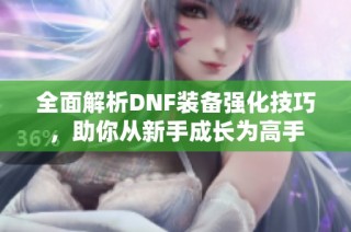 全面解析DNF装备强化技巧，助你从新手成长为高手