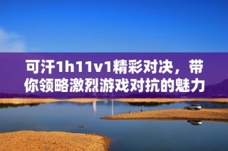 可汗1h11v1精彩对决，带你领略激烈游戏对抗的魅力