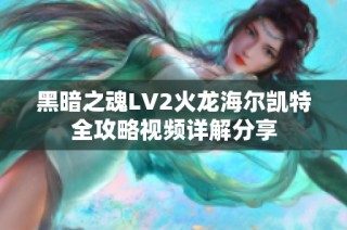 黑暗之魂LV2火龙海尔凯特全攻略视频详解分享