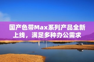 国产色带Max系列产品全新上线，满足多种办公需求