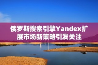 俄罗斯搜索引擎Yandex扩展市场新策略引发关注