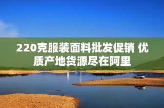 220克服装面料批发促销 优质产地货源尽在阿里