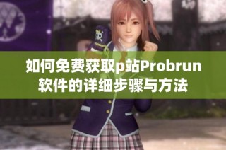 如何免费获取p站Probrun软件的详细步骤与方法