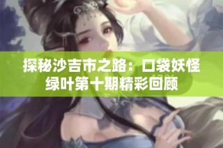 探秘沙吉市之路：口袋妖怪绿叶第十期精彩回顾