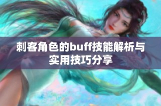 刺客角色的buff技能解析与实用技巧分享