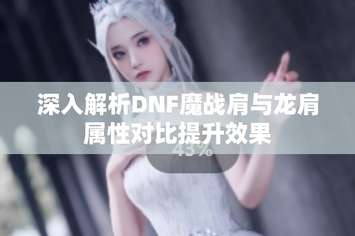 深入解析DNF魔战肩与龙肩属性对比提升效果