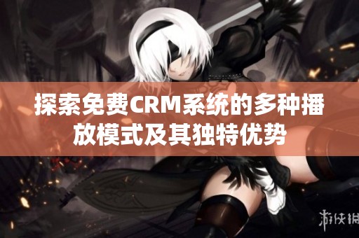 探索免费CRM系统的多种播放模式及其独特优势