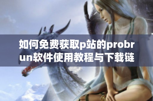 如何免费获取p站的probrun软件使用教程与下载链接