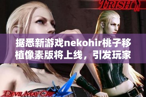 据悉新游戏nekohir桃子移植像素版将上线，引发玩家热议